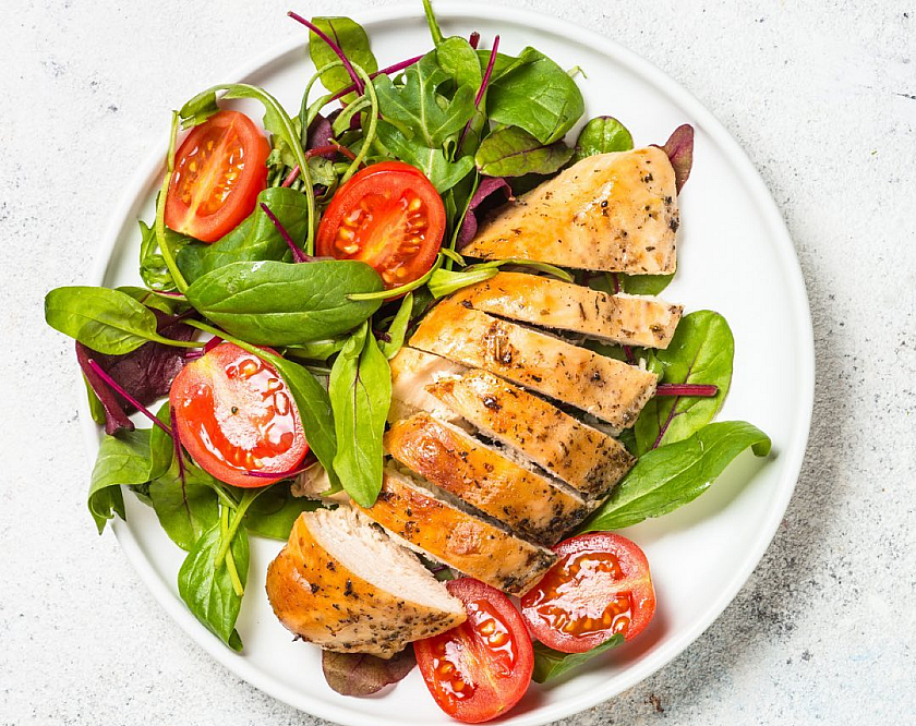 Food on plate