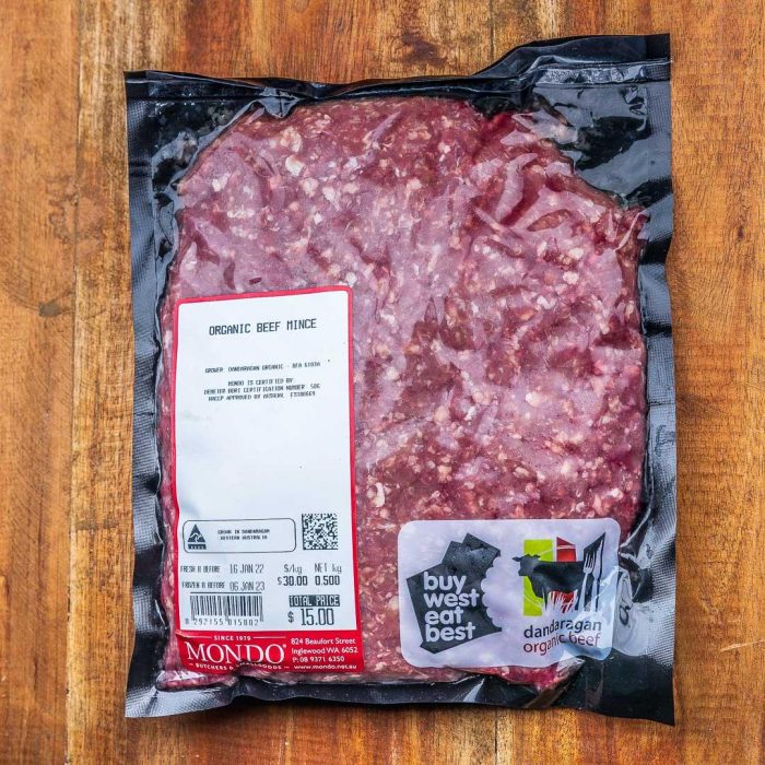 organic beef mince